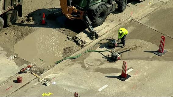 Richardson water main break impacts elementary school