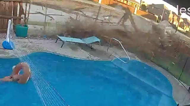 Video: Fort Worth driver narrowly misses kids in family’s backyard