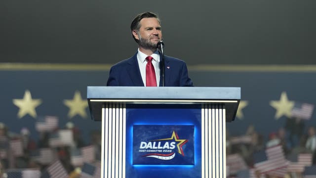 Vance tells protester to ‘get your ass’ to Mexico during Republican convention speech in Dallas