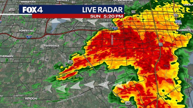 Severe thunderstorms move across North Texas as DFW heat wave breaks