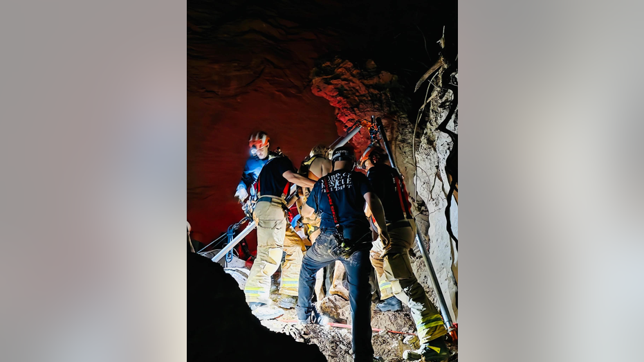 Trapped juvenile rescued from collapsed cave near Lake Alan Henry — FOX 4 Dallas