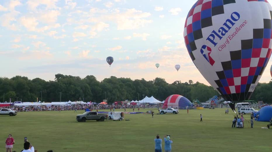 Plano Balloon Festival returns featuring hot air balloons, laser shows and FOX 4 — FOX 4 Dallas
