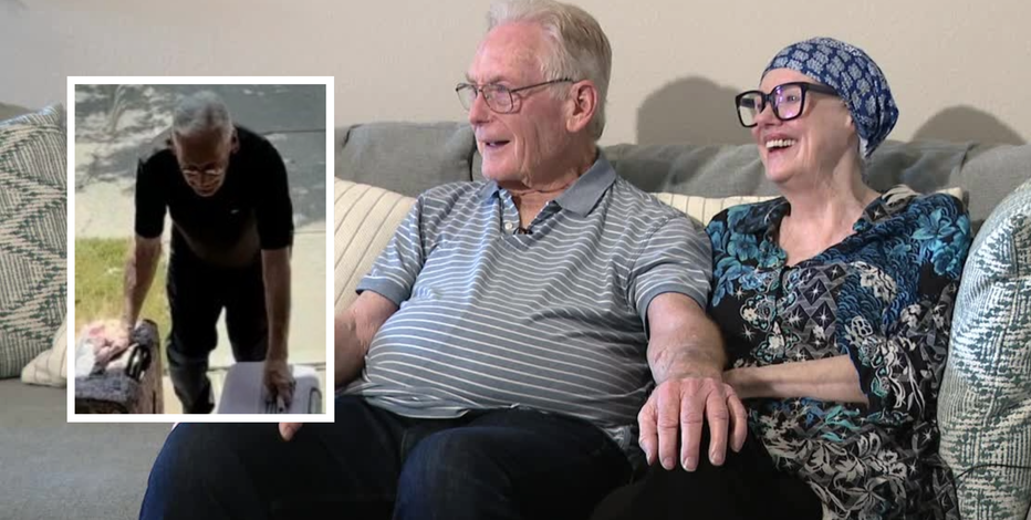 Community rallies around elderly North Texas resident seen delivering lost luggage to support ailing wife
