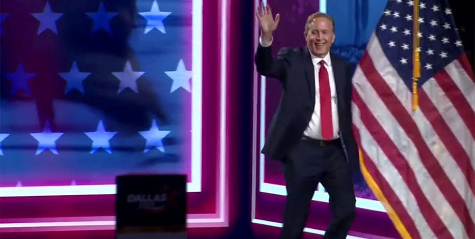 Paxton asks Republicans for prayers, votes at midterm convention