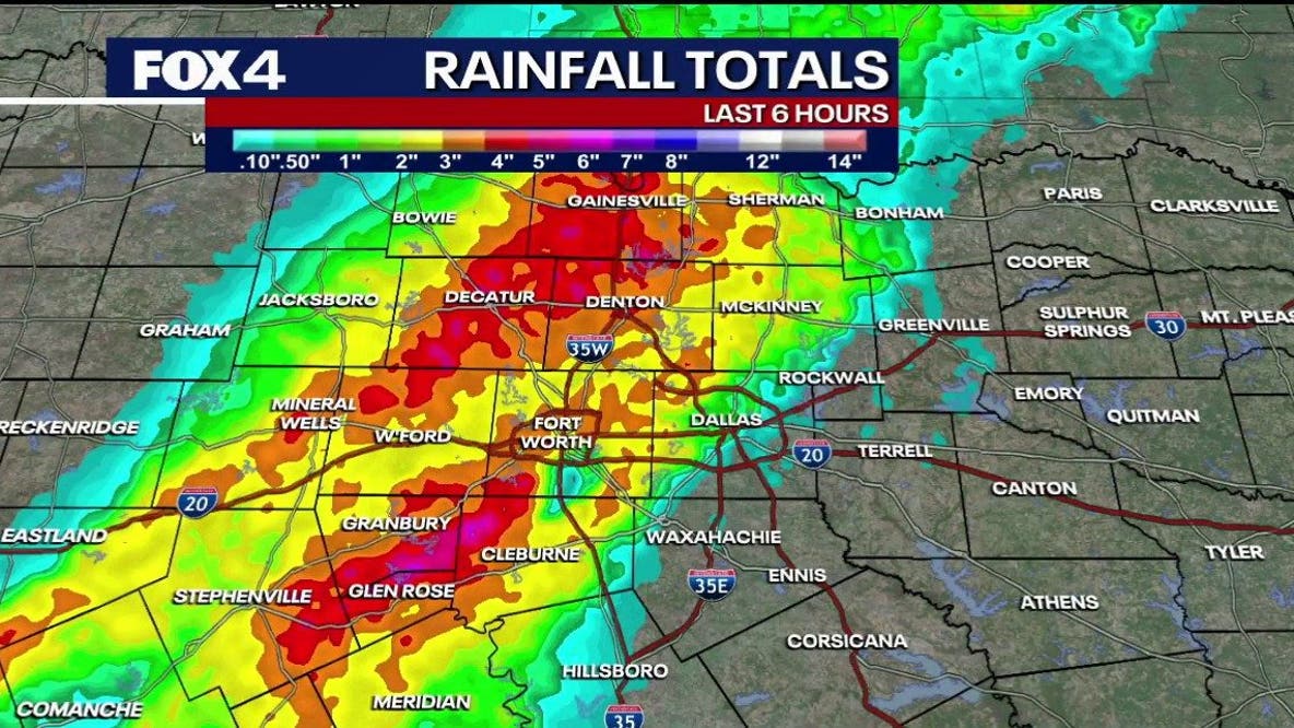 Dallas weather: Heavy rain, flooding through Friday