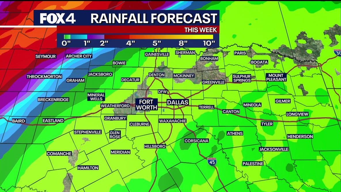 Dallas Weather: Hot, humid weather continues ahead of late-week cold front