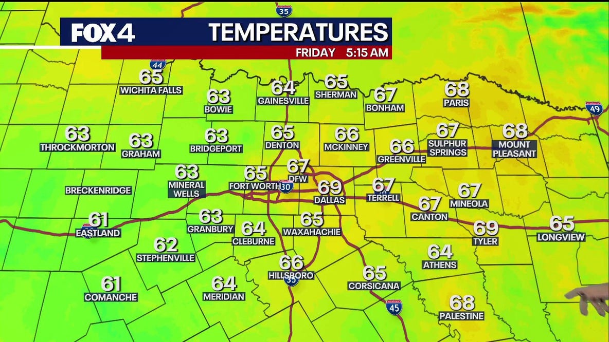 Dallas weather: Wet start gives way to dry evening for Trick-or-Treaters