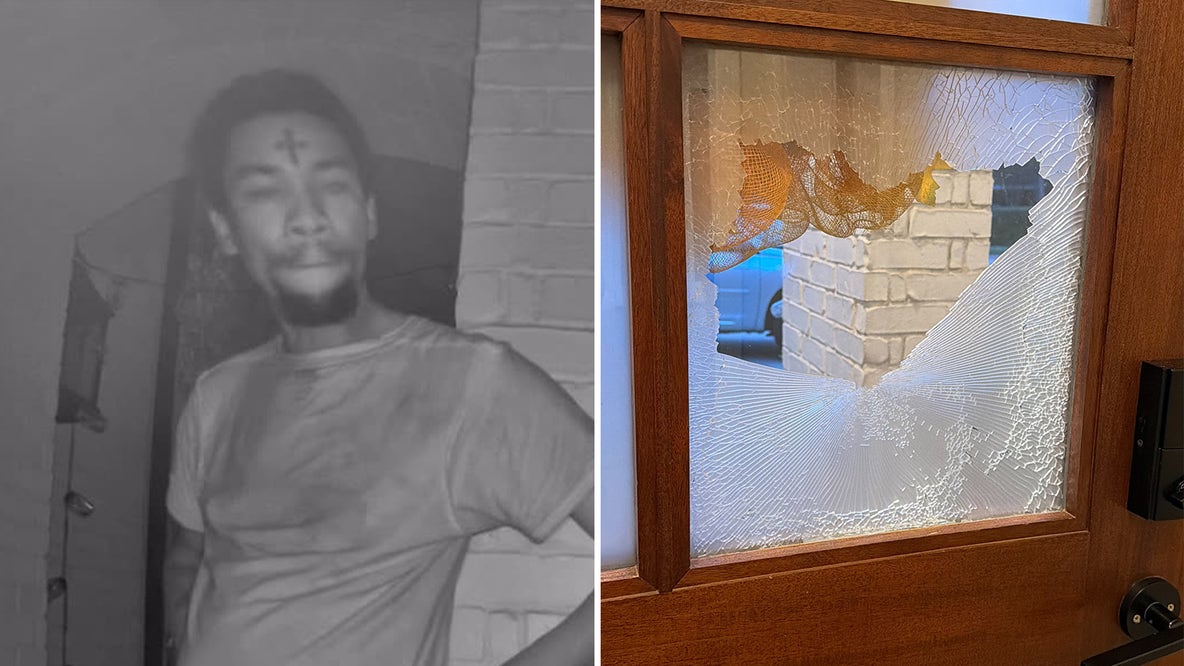 East Dallas attempted burglary suspect seen kicking doors, breaking glass on doorbell cameras