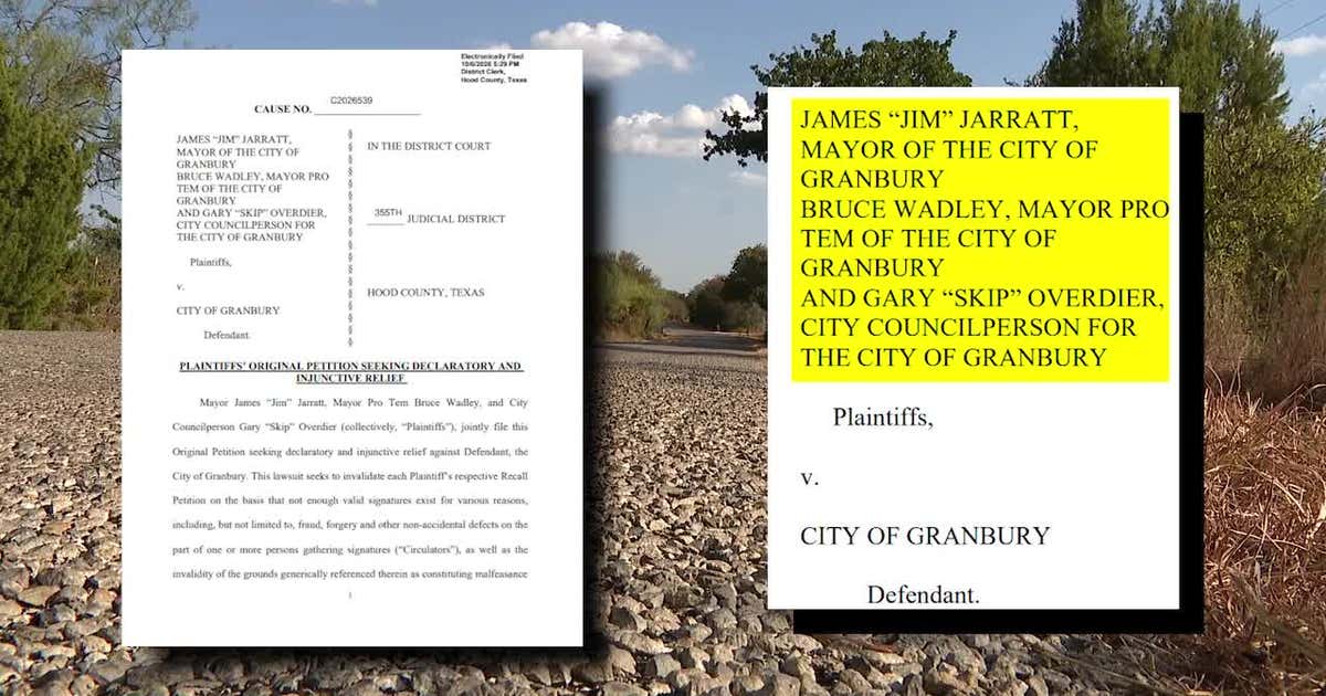 Granbury leaders hired lawyer to sue city, halting recall petition over data center concerns