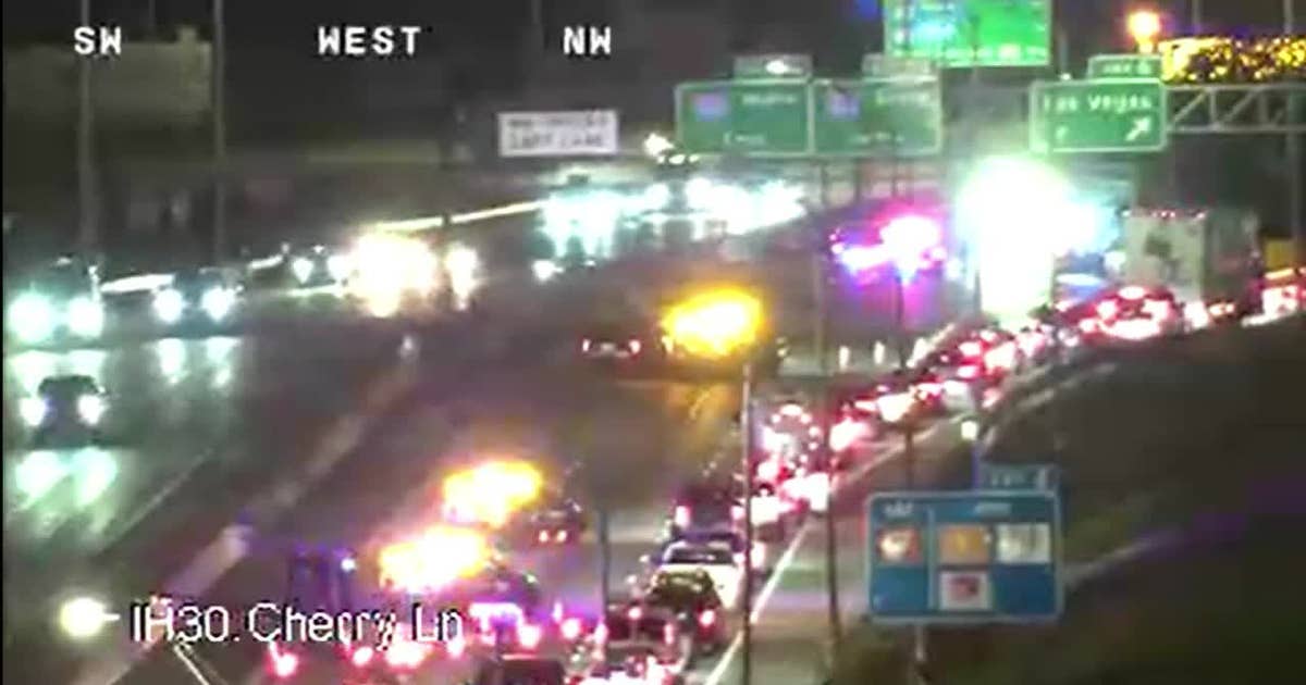Cover art for Crash on westbound I-30 near Cherry Lane