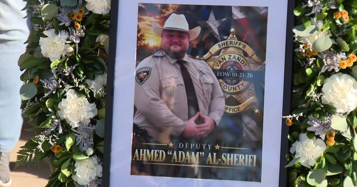Funeral to be held for Van Zandt County deputy killed in the line of duty