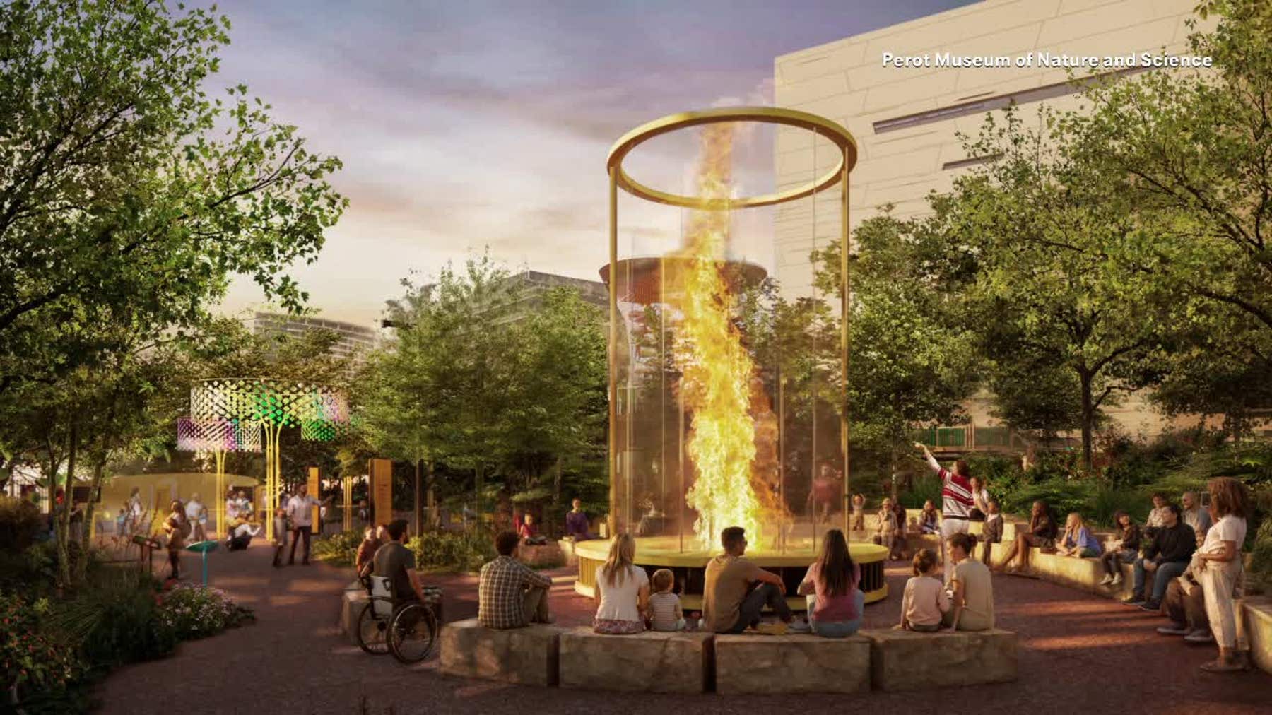 Perot Museum announces major outdoor expansion including fire tornado