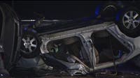Woman dead after two-car rollover crash in Dallas parking lot