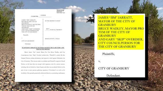 Granbury leaders hired lawyer to sue city, halting recall petition over data center concerns