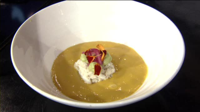 Pumpkin and Sweet Potato Soup