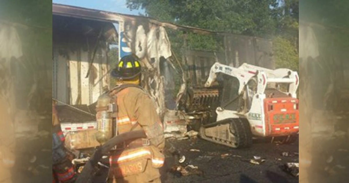 Tractor trailer catches fire on SB I-75 in Clayton County | FOX 5 Atlanta