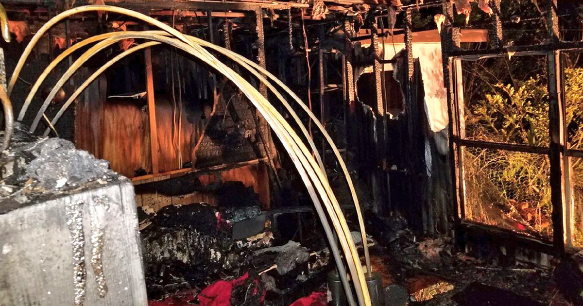 98-year-old escapes mobile home fire with her dog | FOX 5 Atlanta