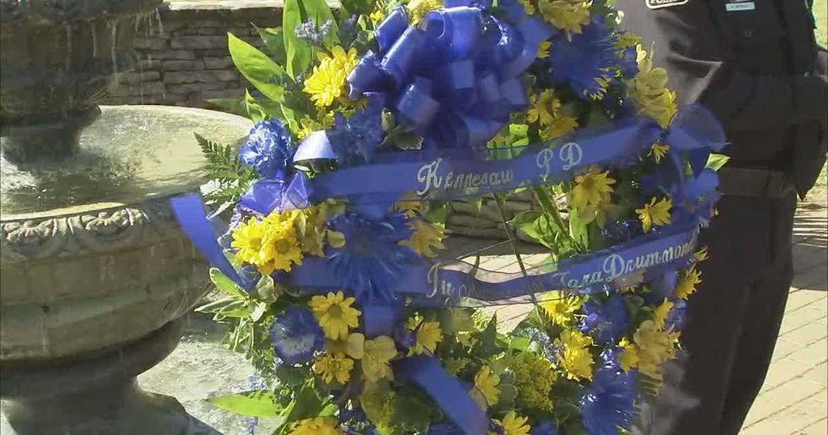 Memorial held for fallen Kennesaw Police officer | FOX 5 Atlanta