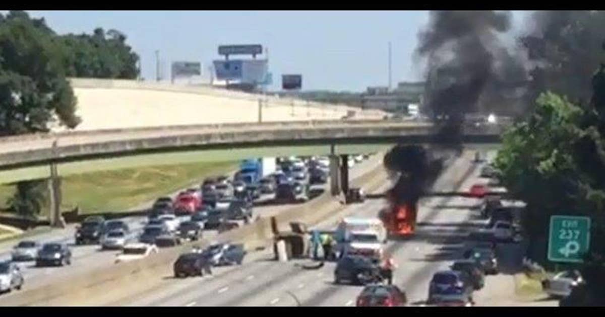 Multi-car crash on I-75 at Forest Pkwy | FOX 5 Atlanta