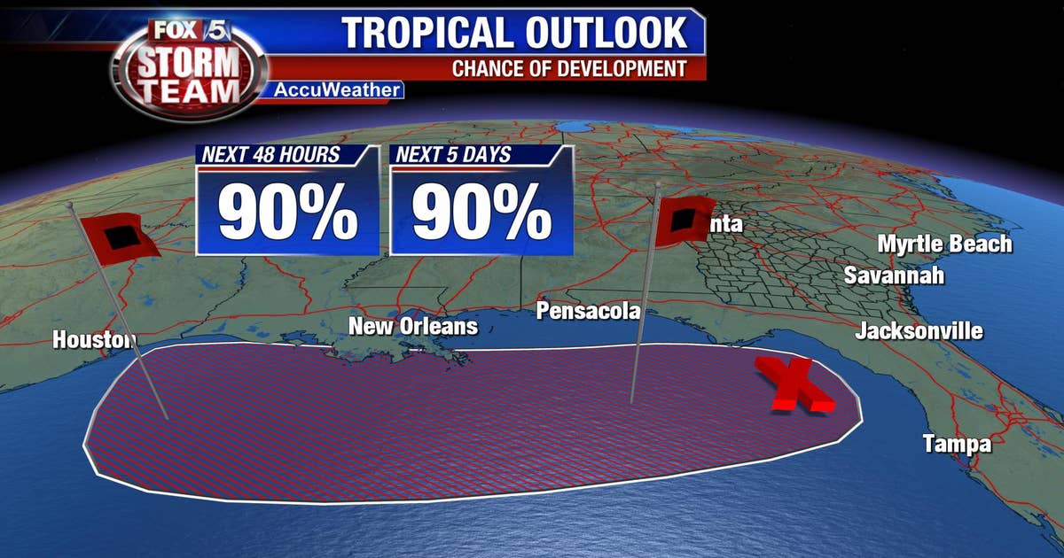 Tropical storm expected to develop in the Gulf of Mexico | FOX 5 Atlanta