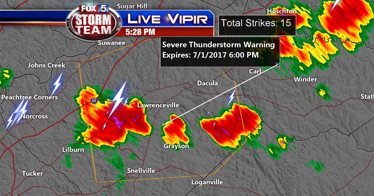 Strong to severe storms could impact your Saturday night | FOX 5 Atlanta