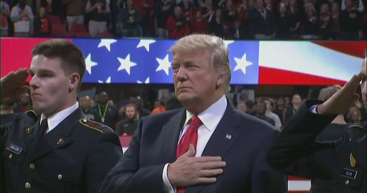 Trump visits Atlanta, attends National Championship | FOX 5 Atlanta
