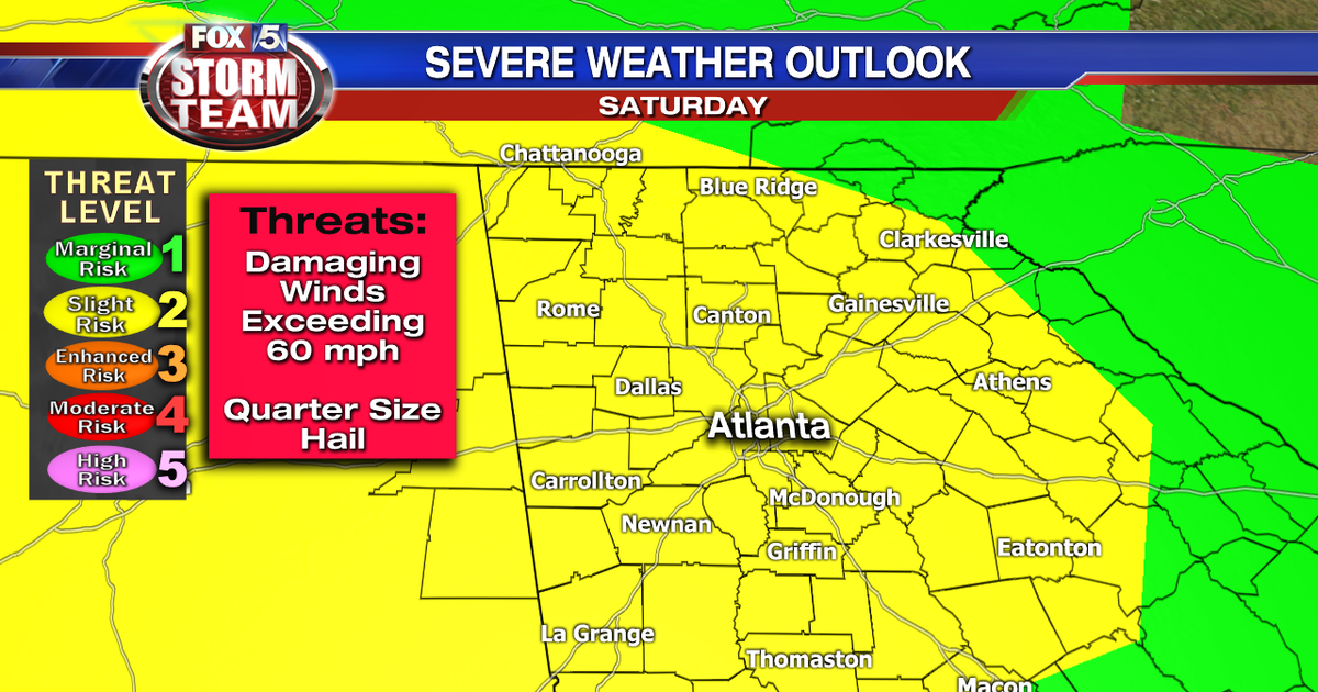Another round of strong to severe storms moves through Georgia | FOX 5 ...