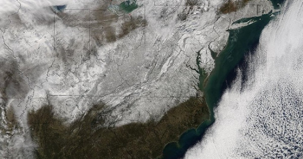 Aftermath of Blizzard Seen from Space | FOX 5 Atlanta