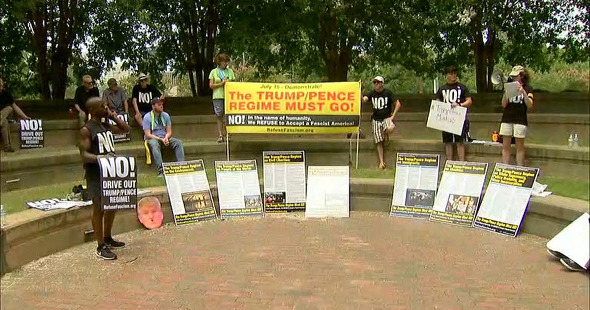 Anti-Trump protesters rally in Atlanta, across US | FOX 5 Atlanta
