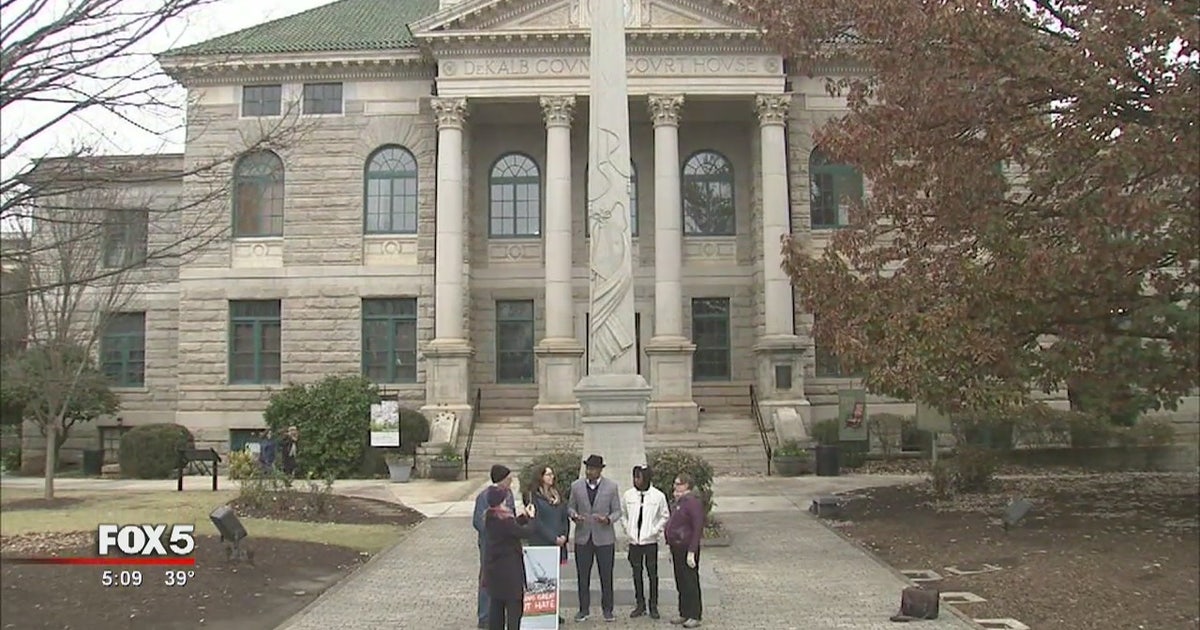 Civil rights groups come together on Decatur Confederate memorial | FOX ...