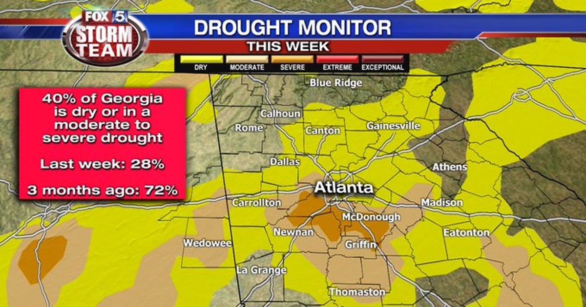 Heat continues, drought worsens across north Georgia | FOX 5 Atlanta