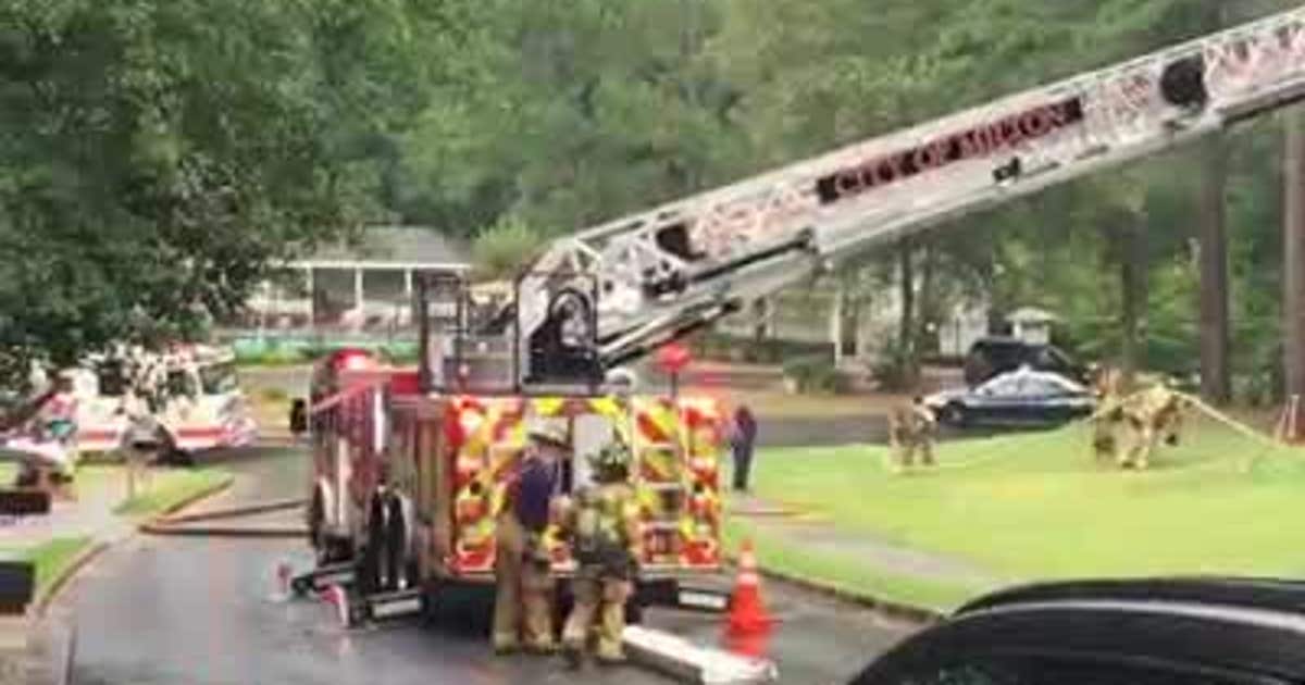 Firefighters battling structure fire in Alpharetta | FOX 5 Atlanta