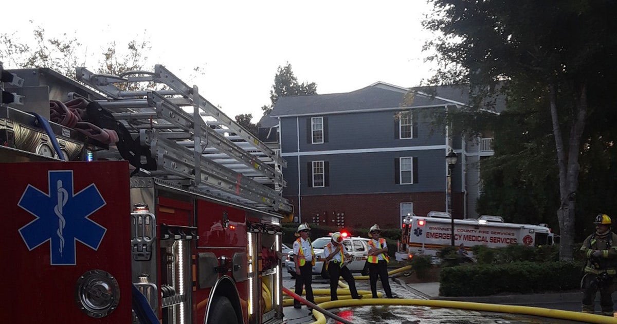 Firefighters battle balcony blaze at apartment complex | FOX 5 Atlanta