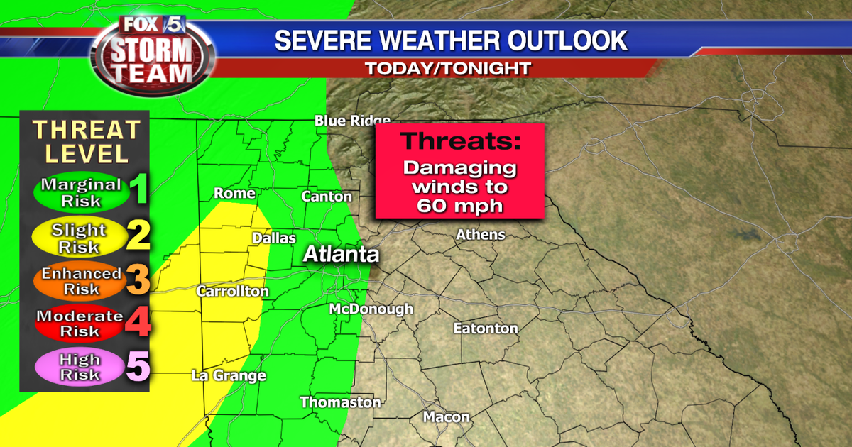 Strong to severe storms will impact north Georgia | FOX 5 Atlanta
