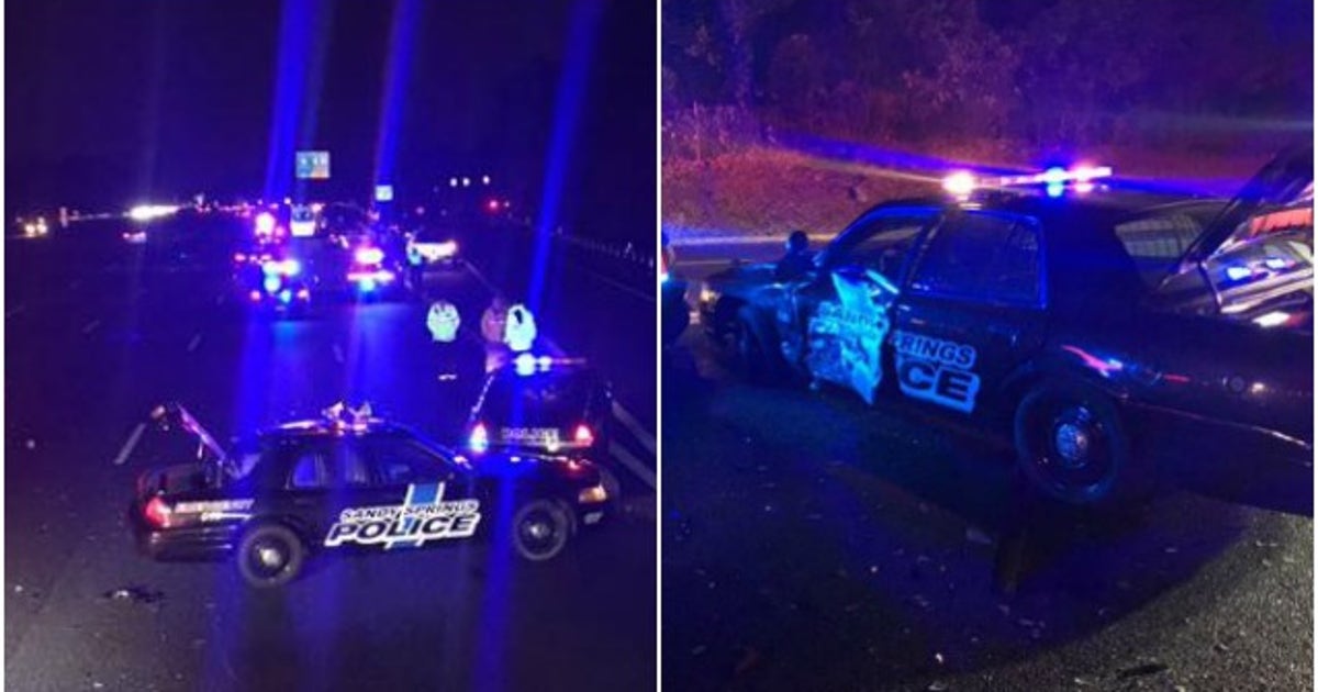 Officer vehicles struck by drunk driver | FOX 5 Atlanta