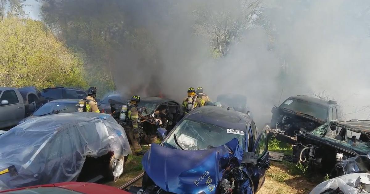 Cars destroyed in Gainesville brush fire | FOX 5 Atlanta