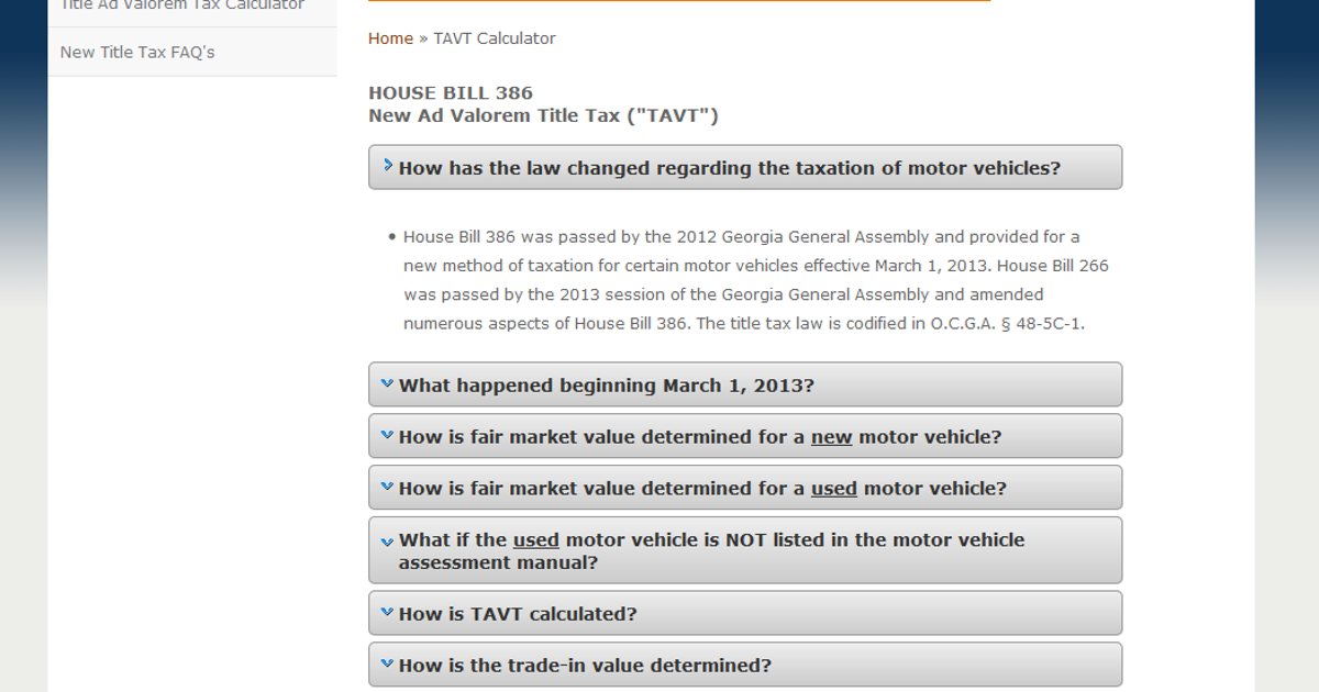 Tavt Form One-time TAVT hits some twice | FOX 5 Atlanta