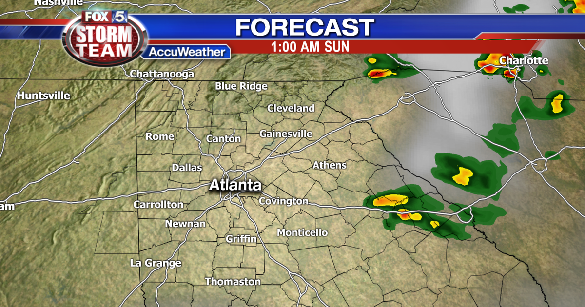 Severe weather threat diminishes for Sunday | FOX 5 Atlanta