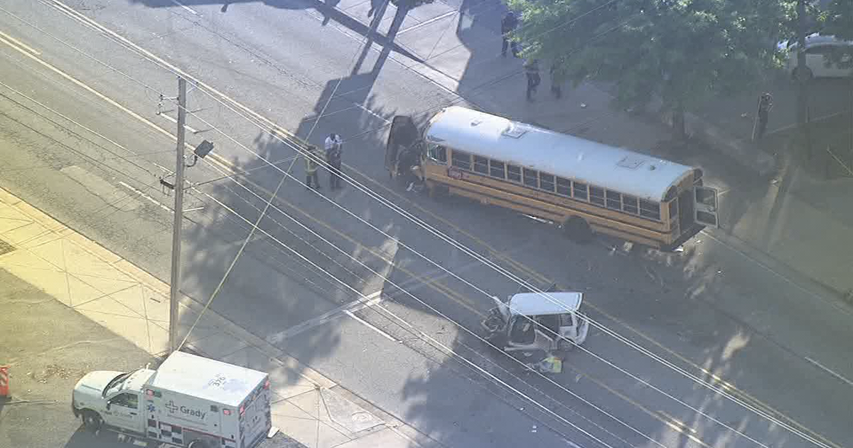 Multiple injuries reported after school bus, van crash in southwest ...