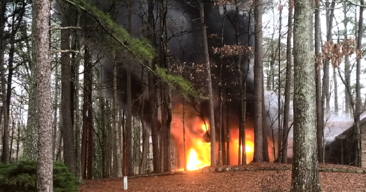 Cobb County firefighters battle massive house fire | FOX 5 Atlanta
