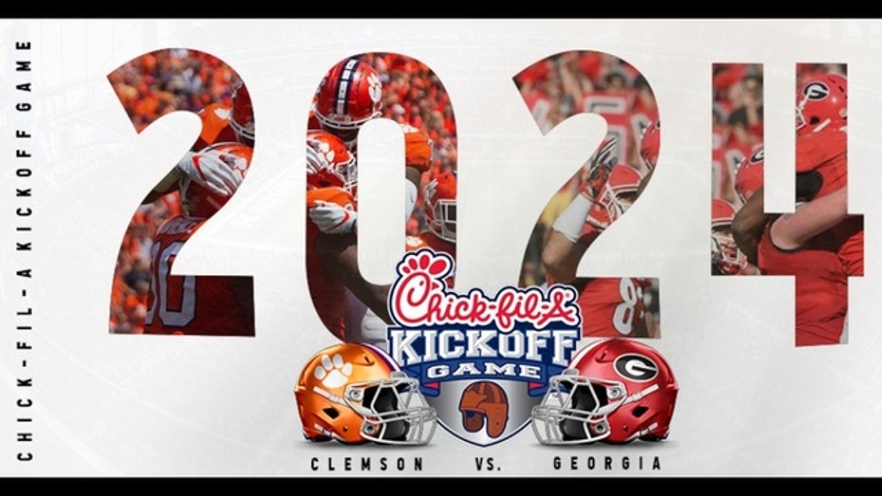 Clemson to match up in 2024 ChickFilA Kickoff Game
