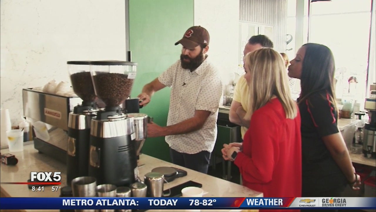 Good Day Atlanta team takes the 'Barista Challenge'