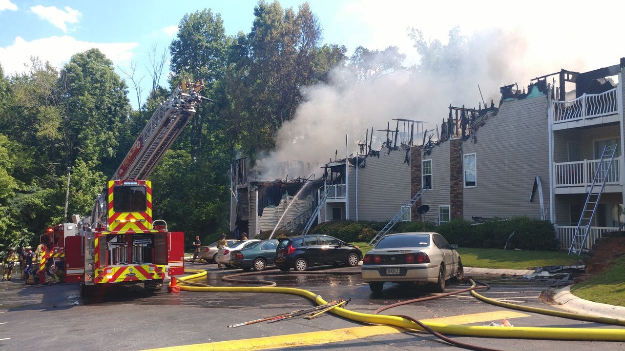 50 displaced, 24 units damaged after fire at DeKalb County apartment