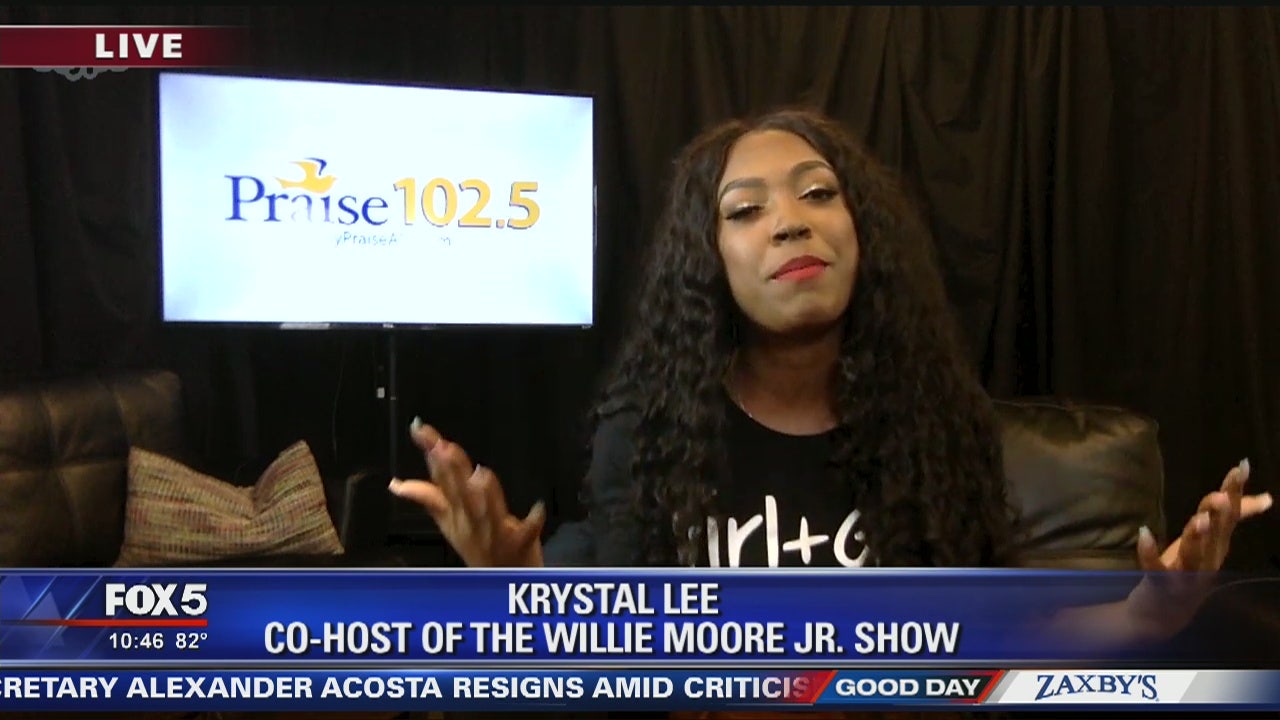 Krystal Lee from the Willie Moore Jr. show on Good Day Atlanta