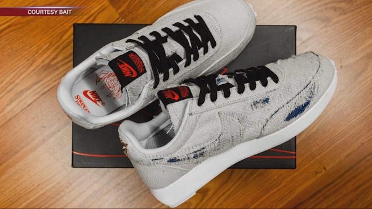 Stranger Things sneakers with hidden messages
