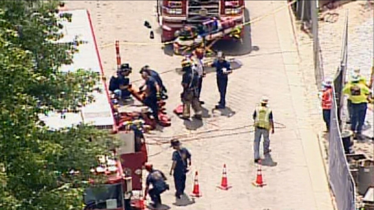 Officials: Construction worker rescued after falling into hole | FOX 5 ...