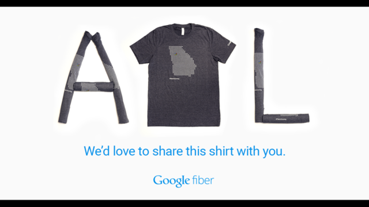 Google Fiber Would Love to Share This Shirt With You