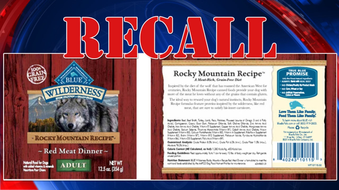 Wild blue hotsell dog food recall