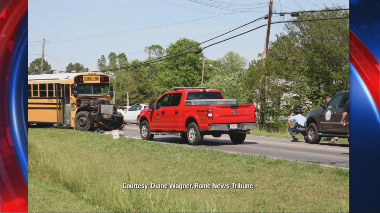 DUI Crash Involving School Bus In Floyd County | FOX 5 Atlanta