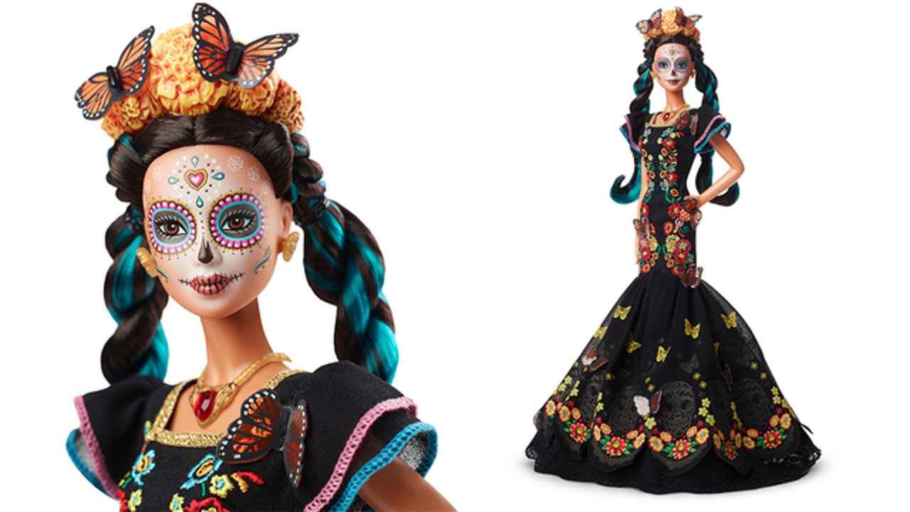 Altijd Bedankt Kip Mattel debuts 'Día de los Muertos' Barbie doll marking 'Day of the Dead'